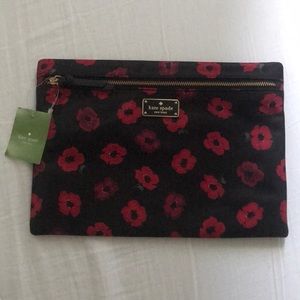 Kate Spade Large Clutch Wilson Road Mini Poppy